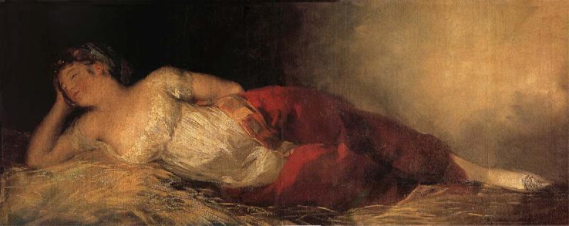  Young Woman asleep